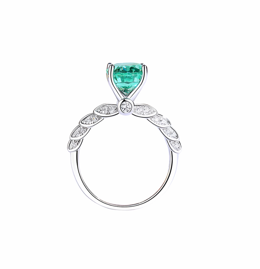Classic Insignia HighEnd Decoration Paraiba Oval Ring | S925