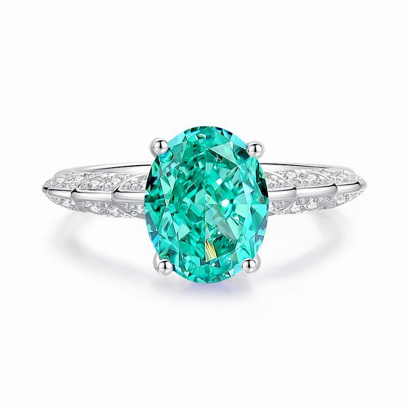 Convenient Care Paraiba Oval Ring | S925