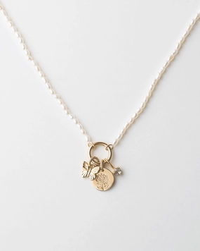 Exquisite Piece Charming Accessory Pearl Charm Holder Necklace