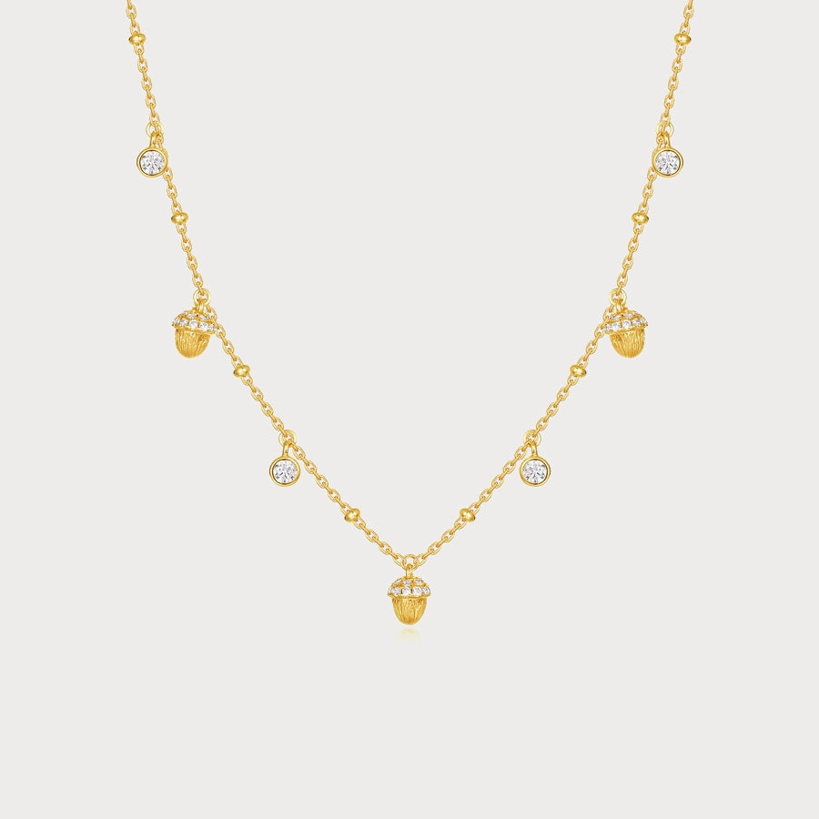 Fashion Gift Pinecone Charm Necklace