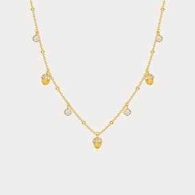 Fashion Gift Pinecone Charm Necklace