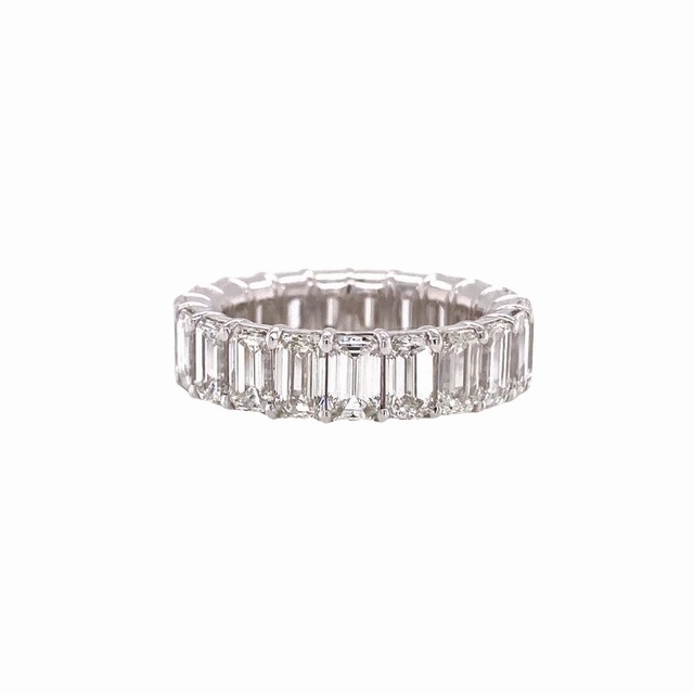 Designer Craft Timeless Flow Platinum Eternity Band Anniversary Band (5.93cttw)