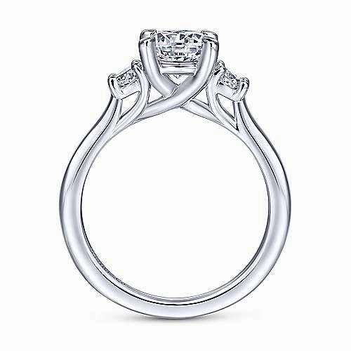 Eternal Article Hypoallergenic Expression Classic Diamond Ring .28 Cttw 14k White Gold  588A