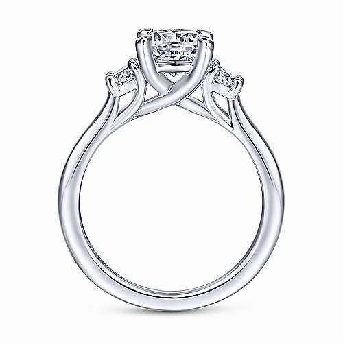 Elegant Art Special Keepsake Classic Diamond Ring .28 Cttw 14k White Gold  588A
