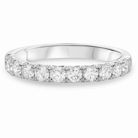 White Gold Diamond Wedding Band Unique Adornment Durable piece