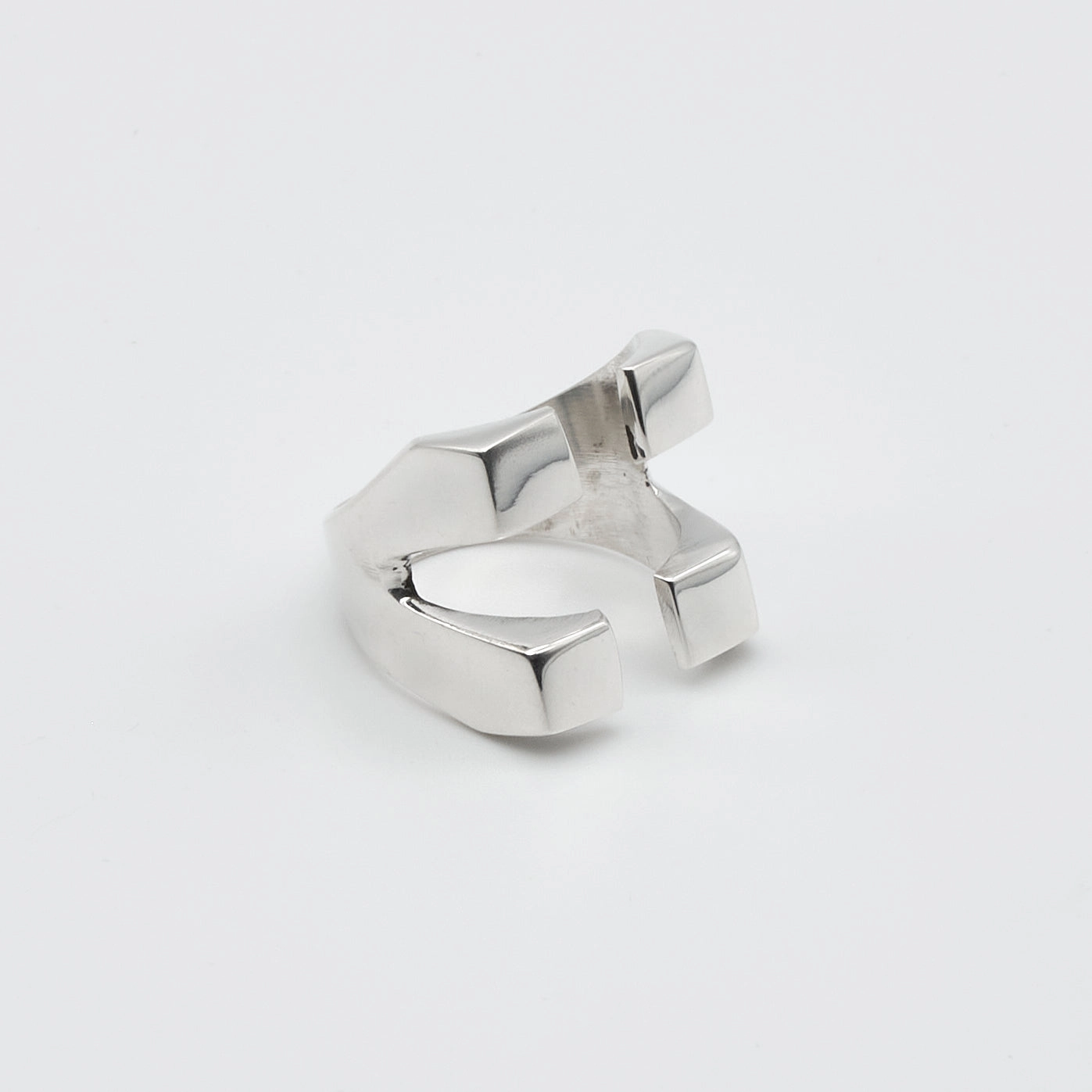 Chic Accent Handcrafted Jewelry Infinity Sterling Silver Ring