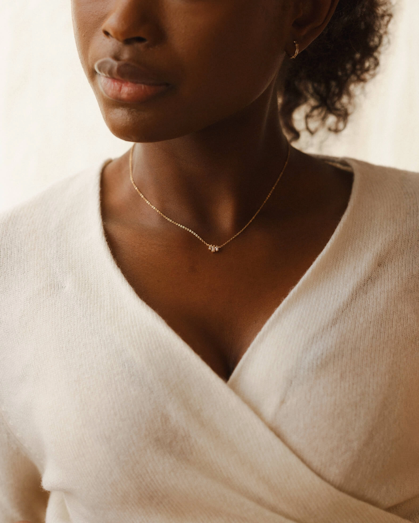 Prisma White Sapphire Necklace All Ages Party Adornment