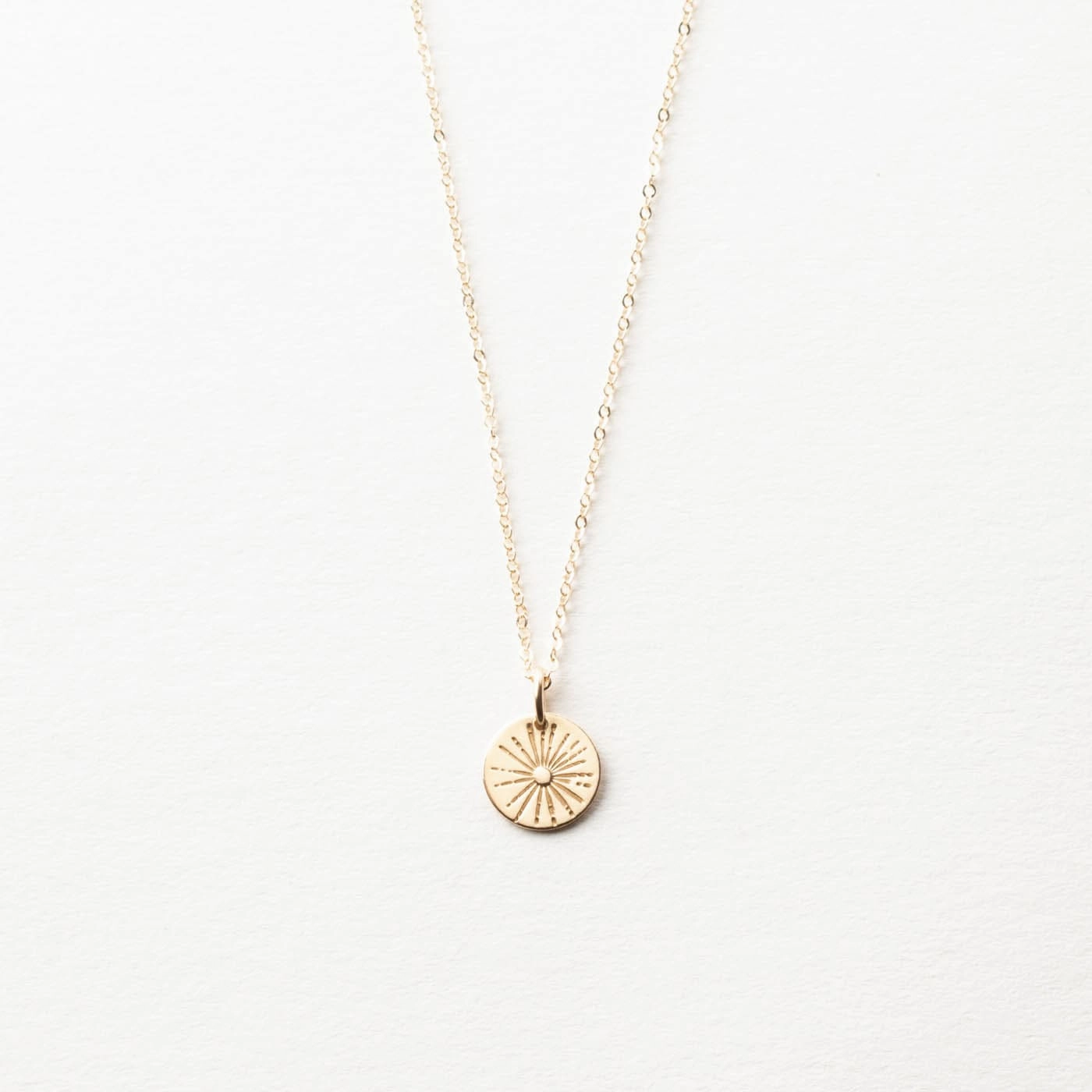 soft look Sun Beam Necklace