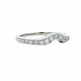 RIDGELAND - SHARP CURVE WEDDING BAND Evening Outfit Flexible Design