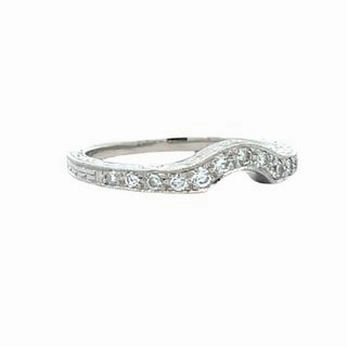 RIDGELAND - SHARP CURVE WEDDING BAND Evening Outfit Flexible Design