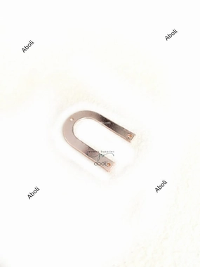 Glamorous Gem Trendy Layer Rose Gold Metal Arch Connector Jewellery Component MACU4 Shiny 3 hole connectors