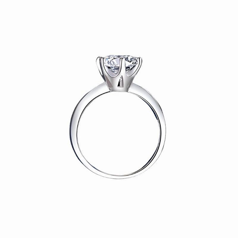 2 Carat Classic Round Brilliant Ring | S925 | Moissanite Stylish Trinket