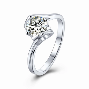 Round Brilliant Heart Ring | S925 | Moissanite Future Use