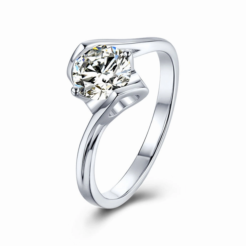 Round Brilliant Heart Ring | S925 | Moissanite Future Use