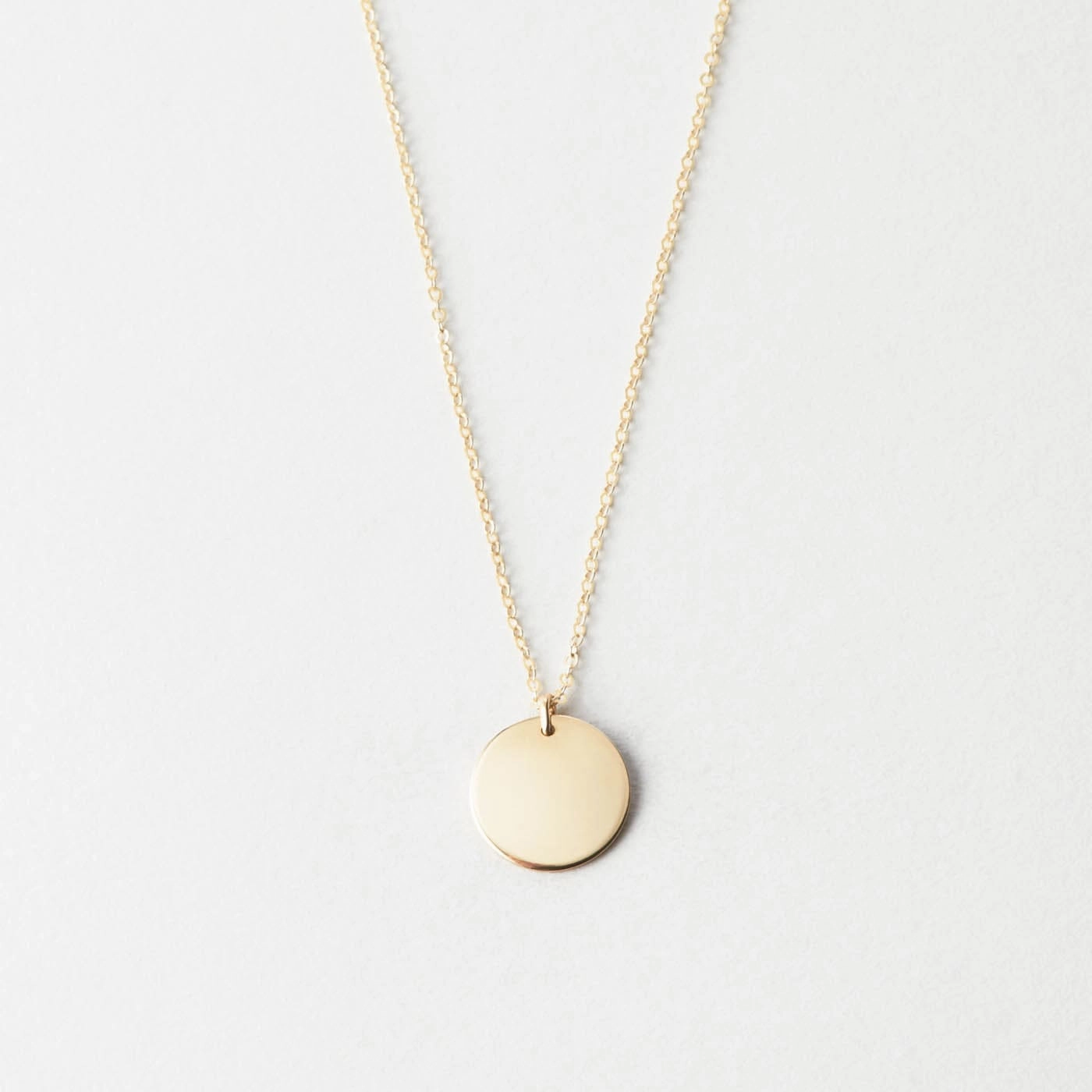Blank Vollmond Necklace Token Adornment