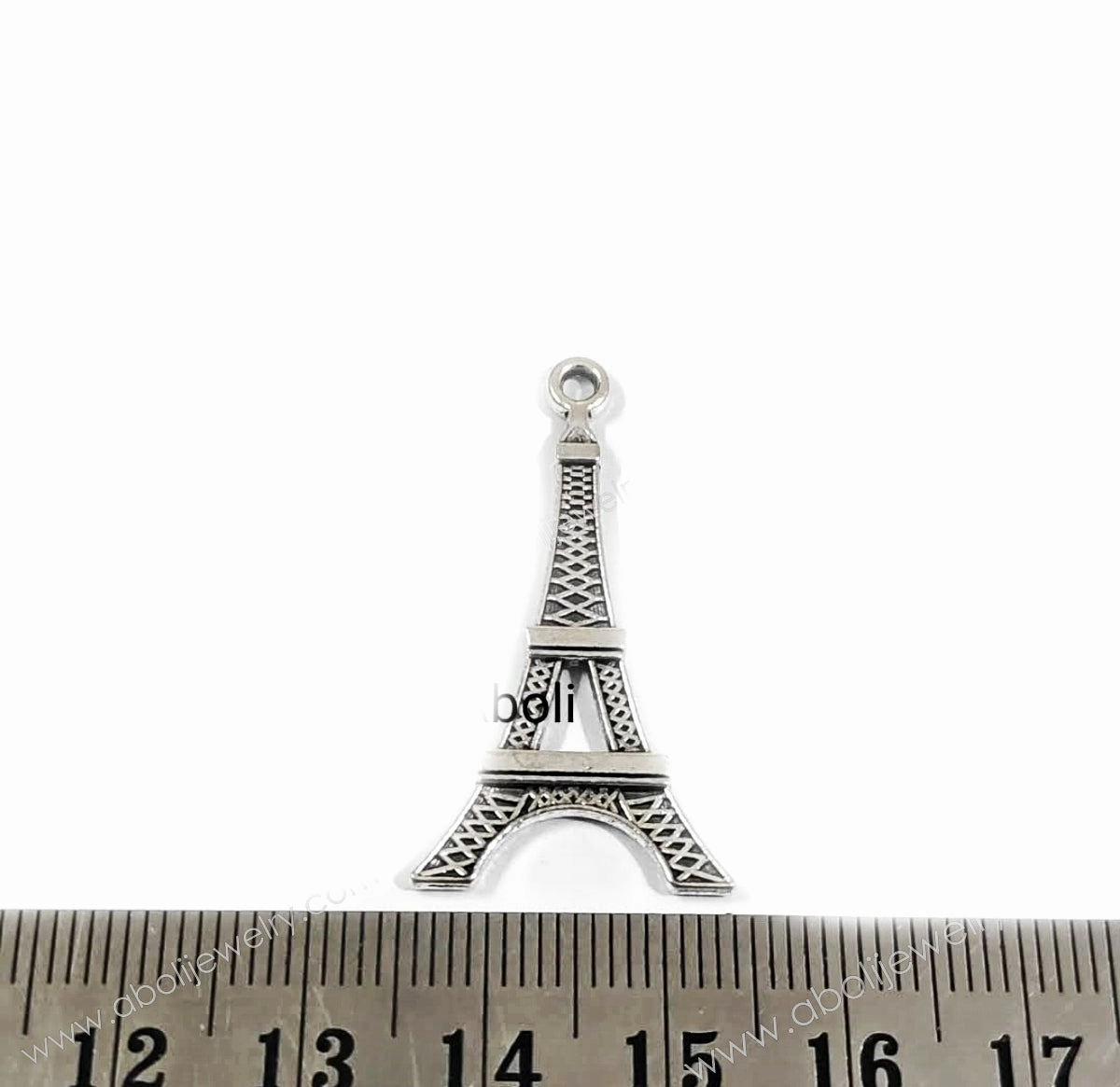 Silver Eiffel tower Charm travel Paris love Valentine day theme CHMS81 1 charm Unique Feature Timeless Spark