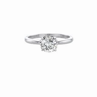 SIMPLE DIAMOND SETTING WITH DIAMONDS IN THE FILIGREE UNDER GALLERY 0.97CT TW Modern Craft