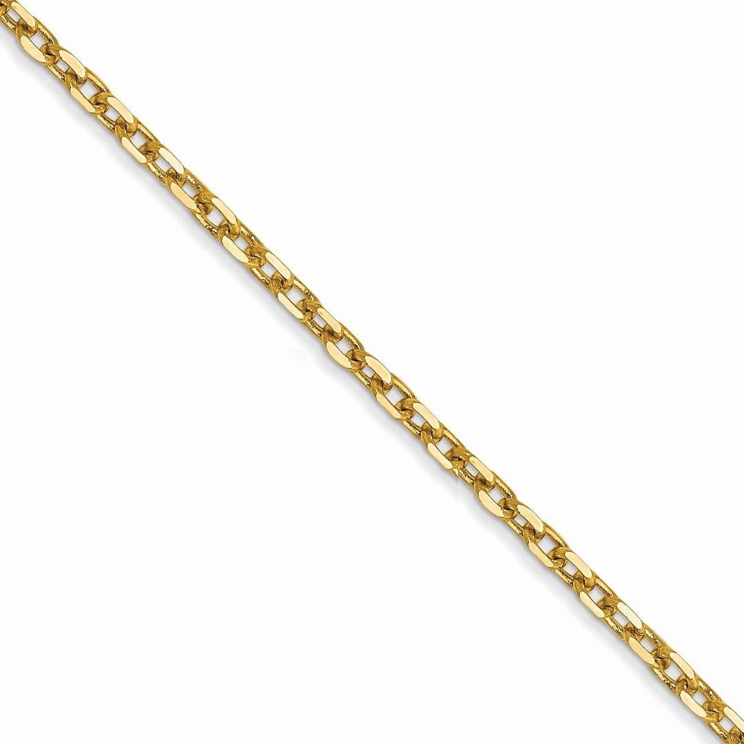 Chic Sparkle Sterling Silver 1.5mm or ~1mm Diamond Cut Cable Chain
