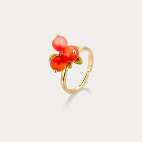 Simple Elegance Shine On Berry Ring