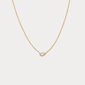 Polished Style Weekend Brunch Solid Gold Zephyr Necklace