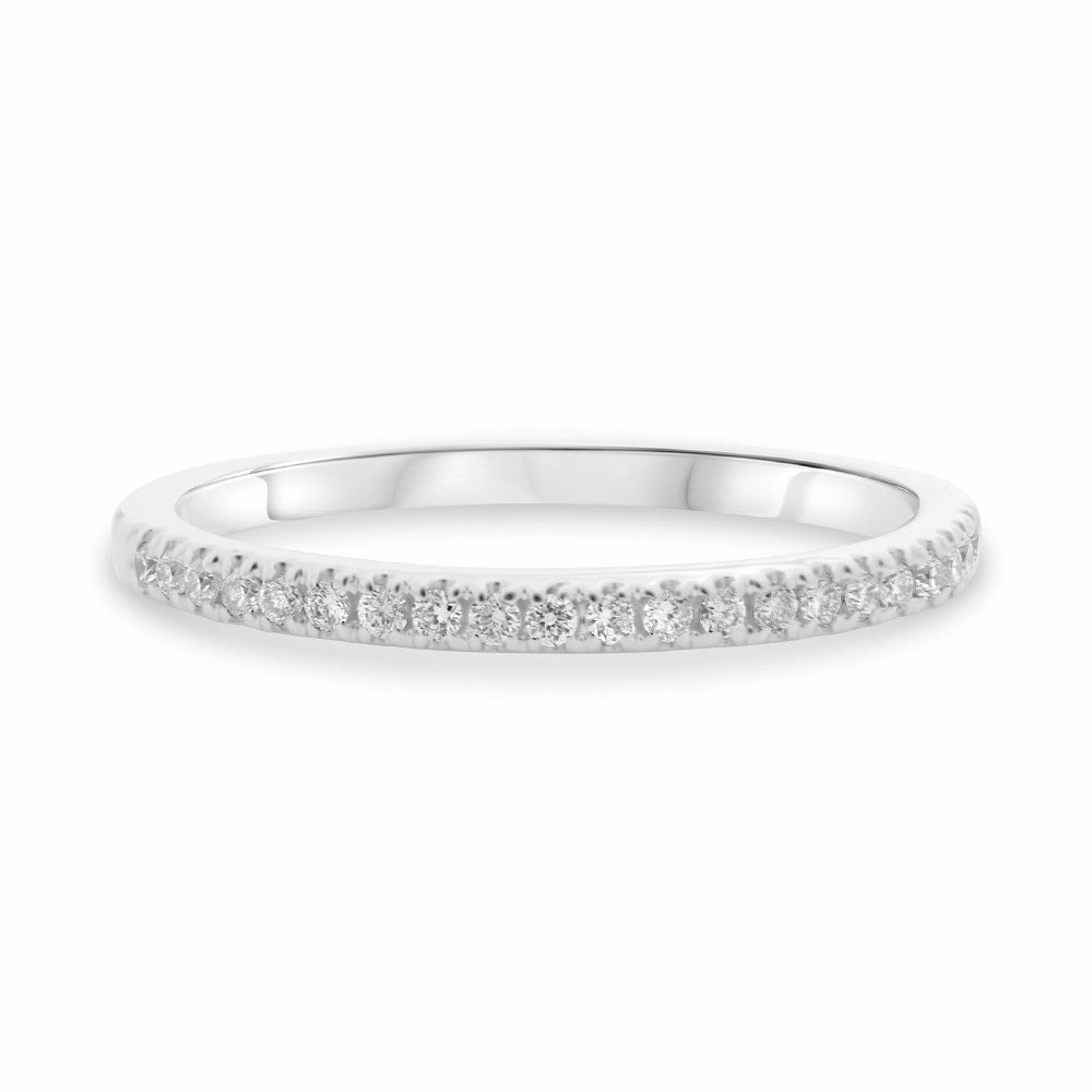 Stackable Fishtail Diamond Band Ancestral Style
