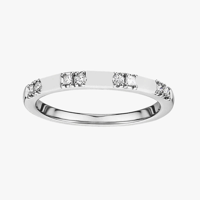 Gift Moment Timeless Shine Shine Sterling Silver CZ Band Ring