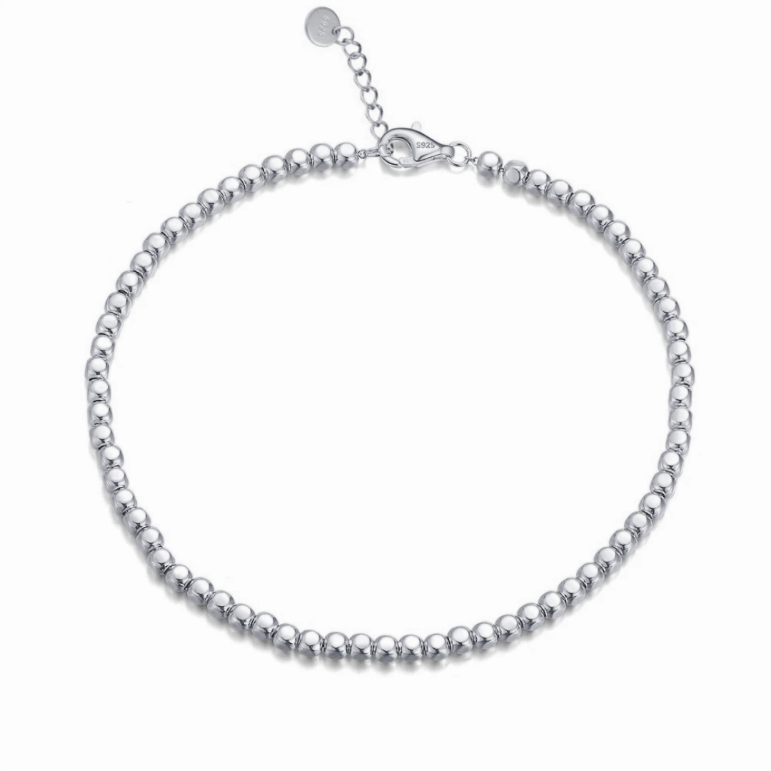 Sterling Silver Gold-Plated or Rhodium Plated Balls Bracelet Versatile Piece Artistic Flair