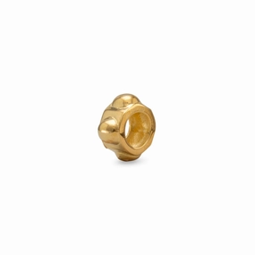 Stopper Bead Beaded Slide-On Charm Gold-plated Sterling Silver Brilliant Sparkle Luxe For Less