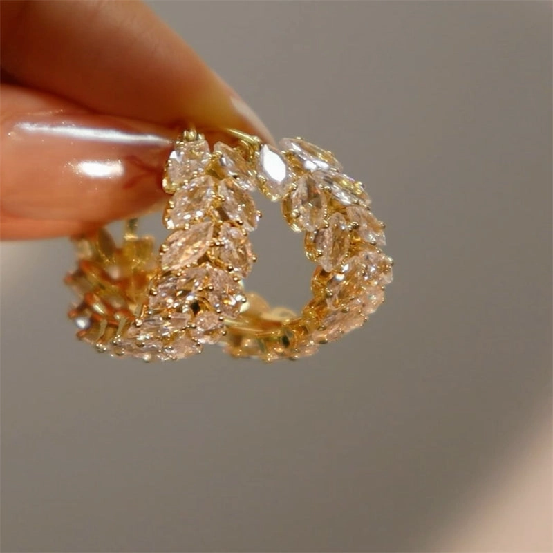 Louily Exquisite Marquise Cut Women's Earrings In Sterling Silver Timeless Look Design daily pick