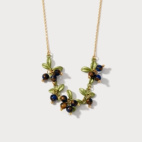 Blueberry Necklace Edgy Mood Glamorous Gem