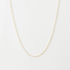 Solid Gold Dainty Chain Soft Finish Strong Accessory