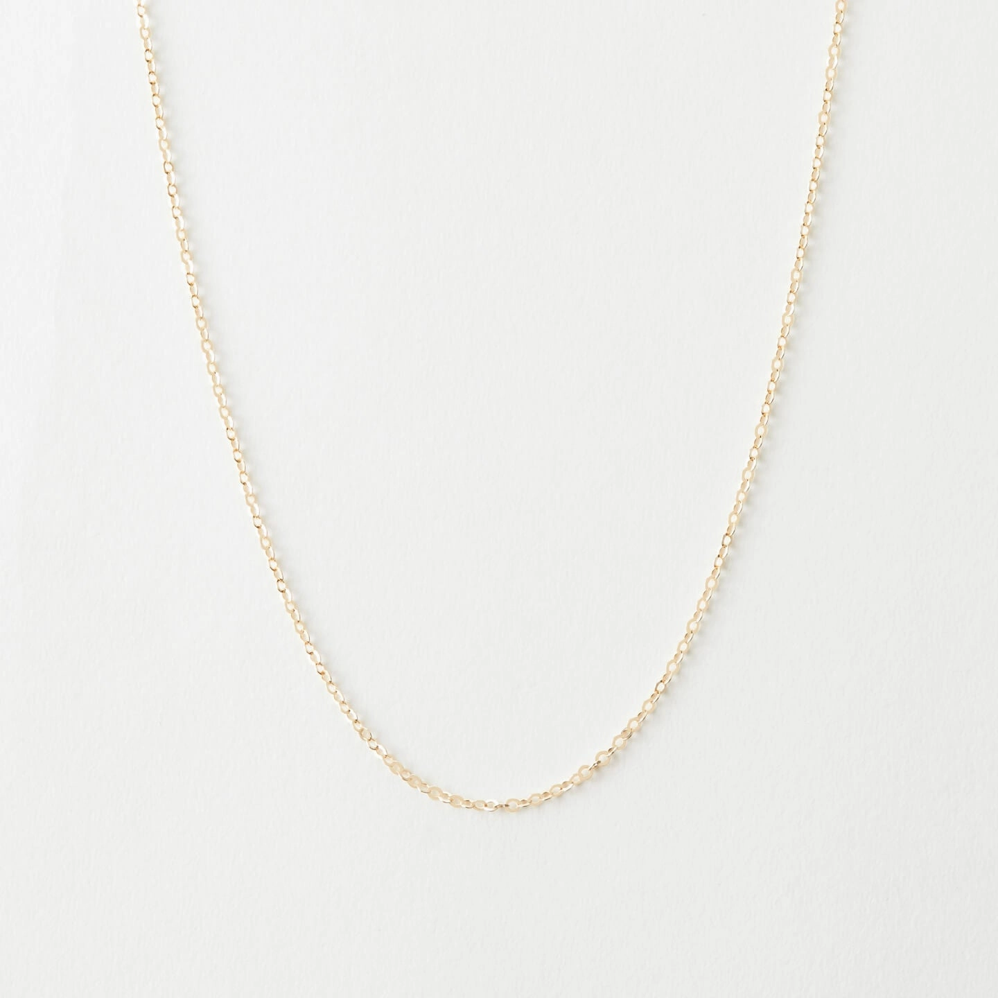 Solid Gold Dainty Chain Soft Finish Strong Accessory