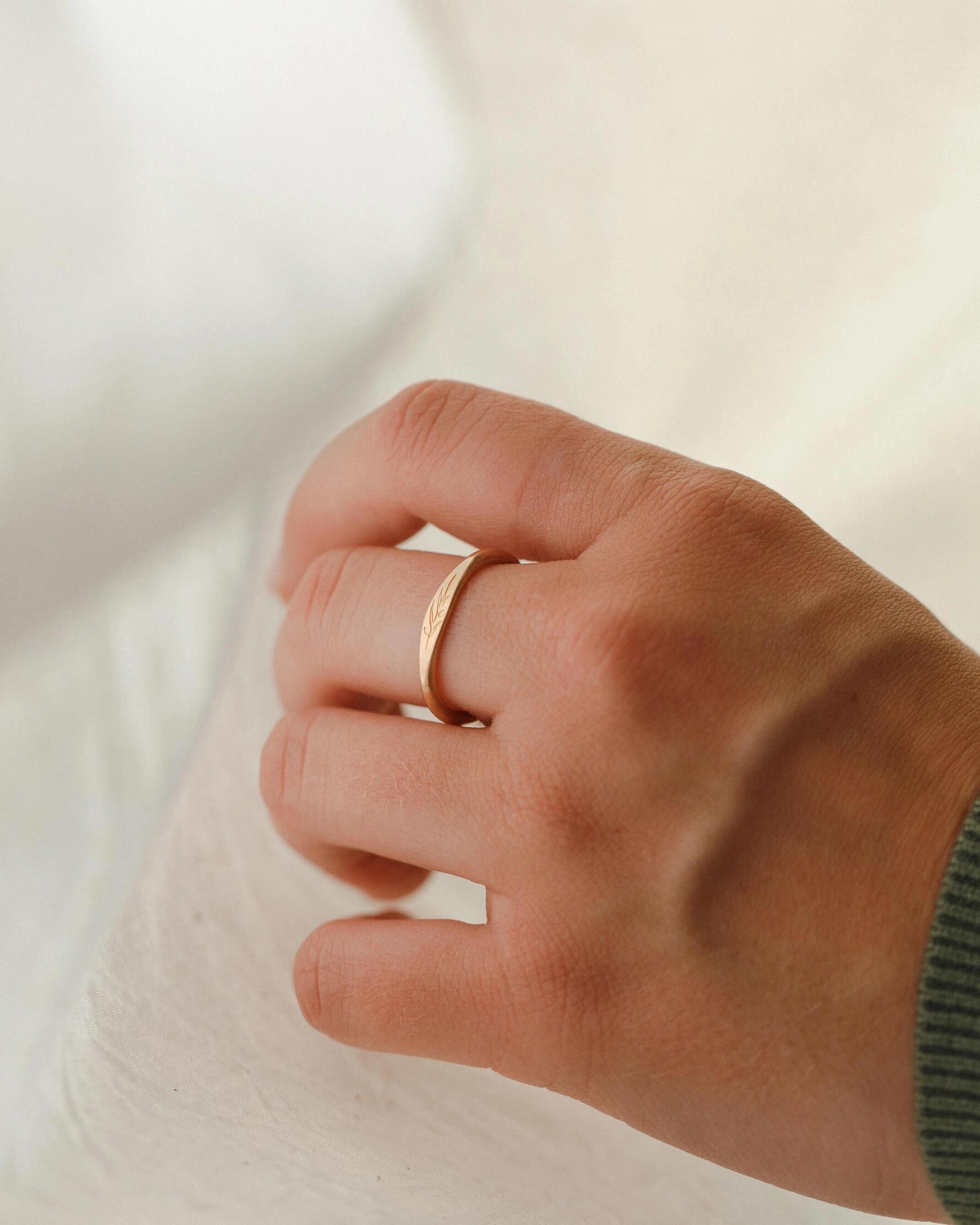 Olive Branch Signet Timeless Balance