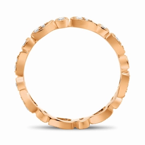 Classic Bauble PAISLEY ROSE GOLD AND DIAMOND BAND