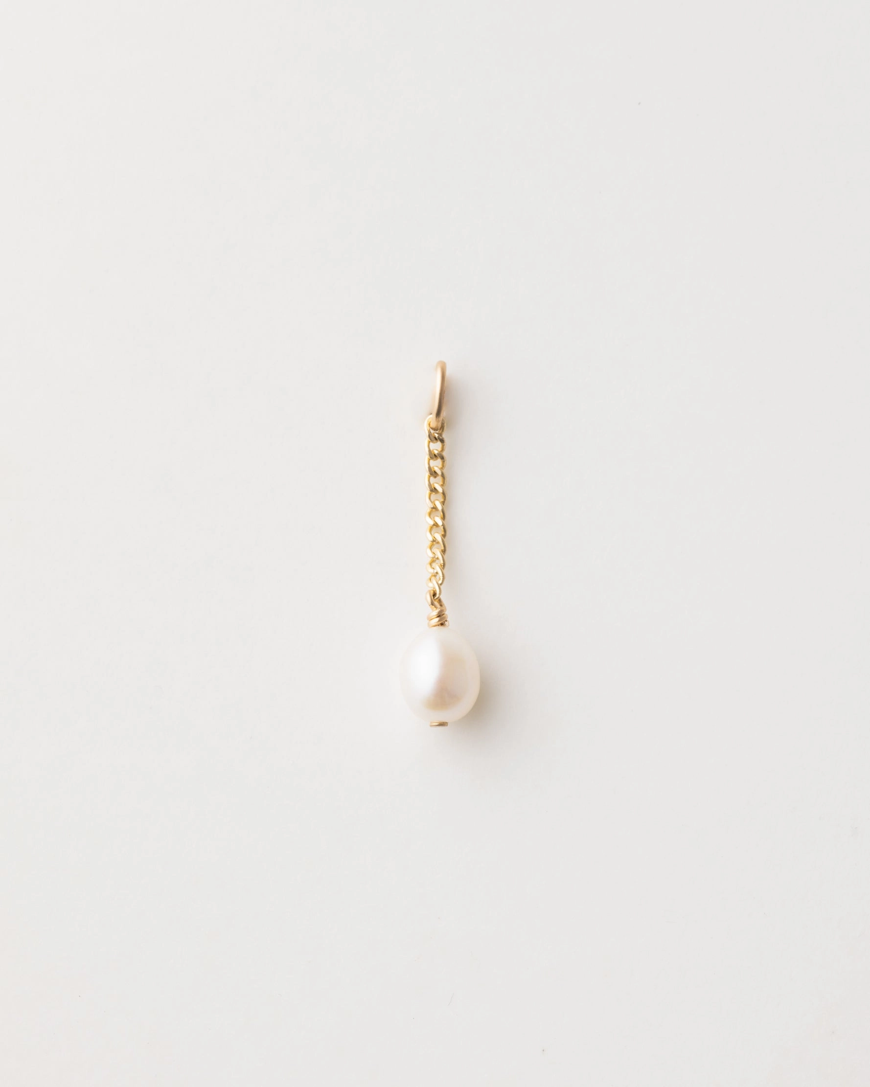 Suspended Pearl Charm Refined Light
