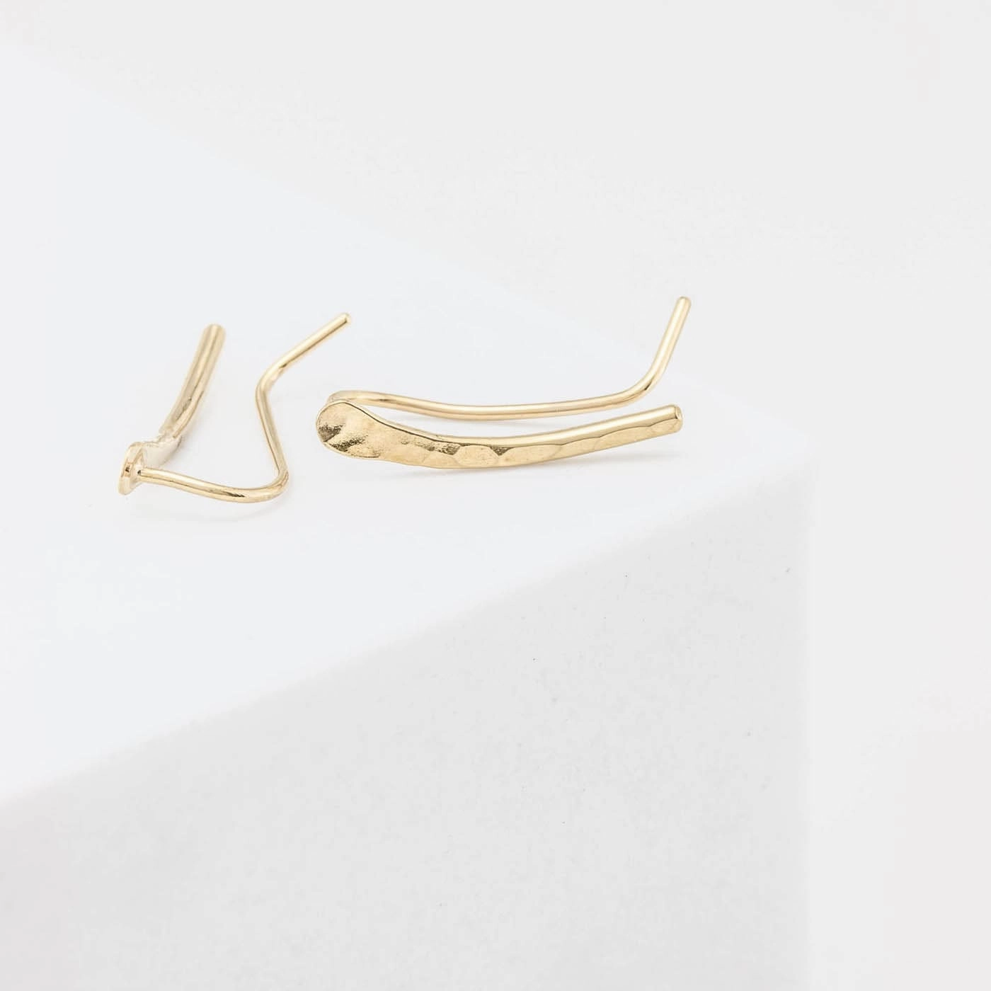 Graceful Adornment Pearlescent Embellishment Tavi Ear Climbers