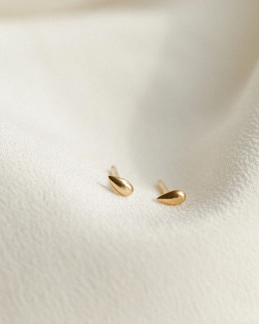 Heart-Shaped Accent Teardrop Studs