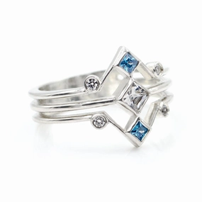 Shimmer Look The Corner Stack - Blue Zircon