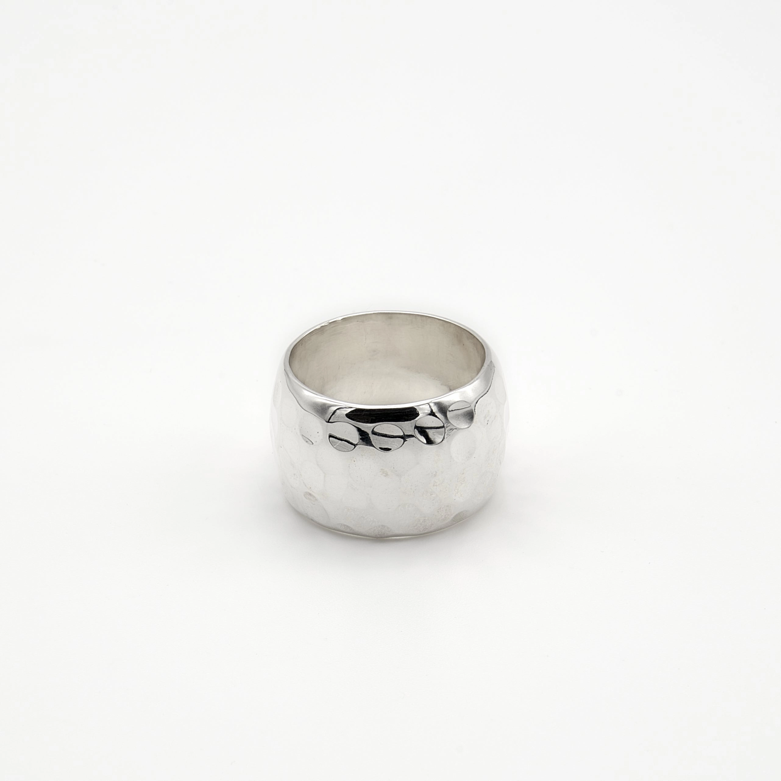 Thick Tapered Sterling Silver Ring Photo Prop Exclusive Ornament