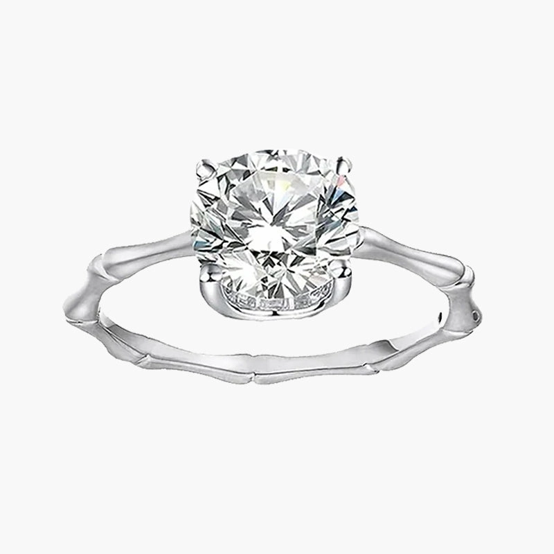 Exquisite Shine Versatile Style Classic Sterling Silver Cushion Cut Engagement Ring