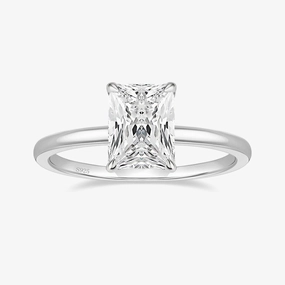 3CT S925 Radiant Cut Cubic Zirconia Engagement Ring Stylish Addition