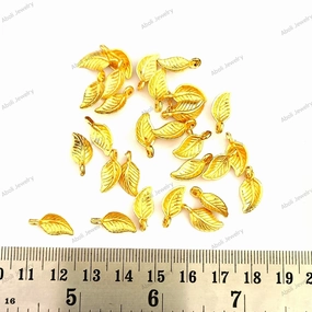 Chic pieces Night Detail Golden leaf Charm dangles CHMG99 10 gm