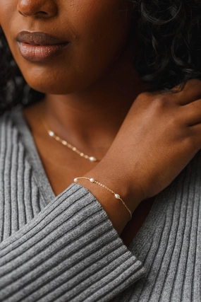 Trinity Pearl Bracelet Current Vision