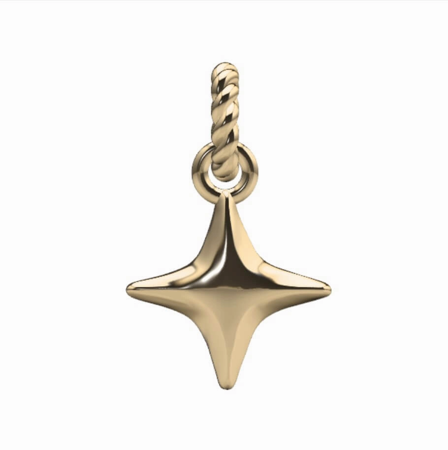 Twinkling Star Charm Modern Minimal holiday season