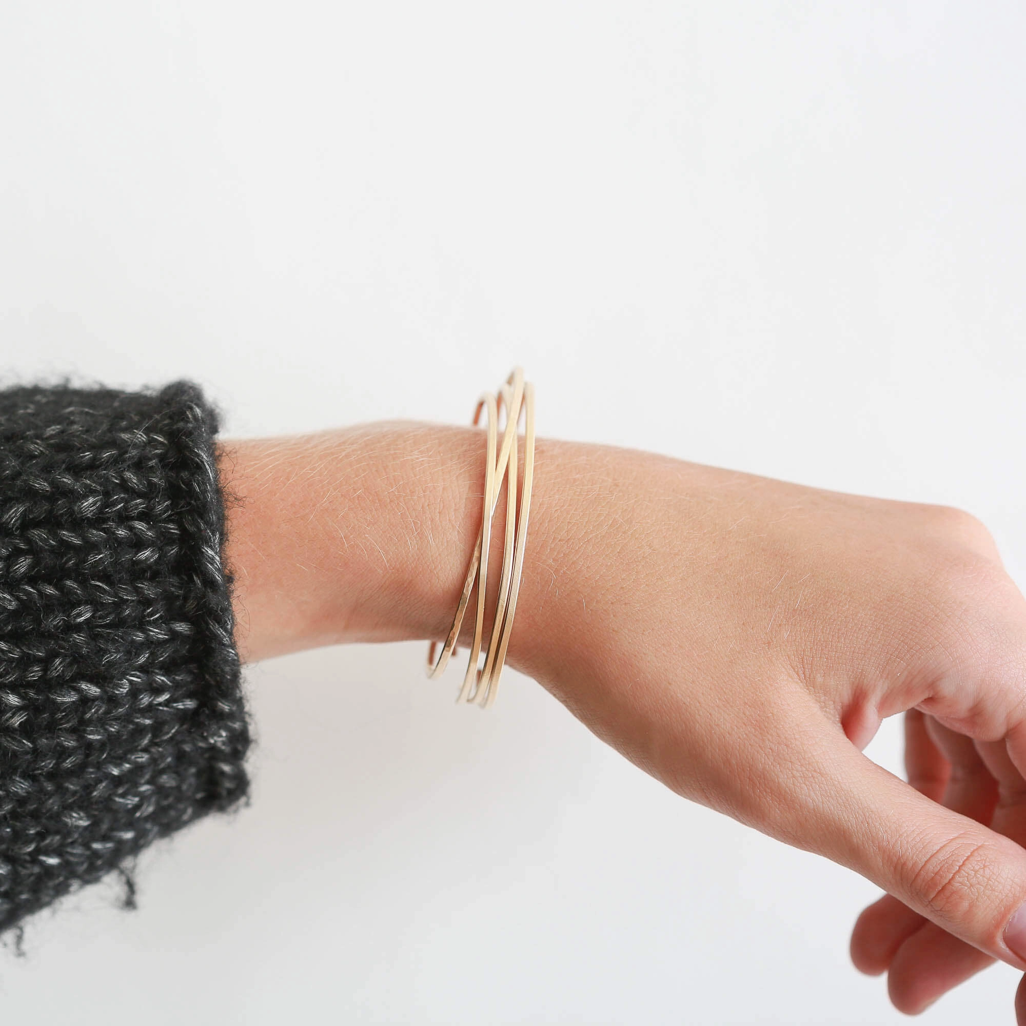 Thin Cuff Bracelet Sweet Combination